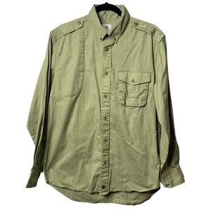 Southern Proper Sportsman Collection‎ Shooting Shirt Olive Green Size Small